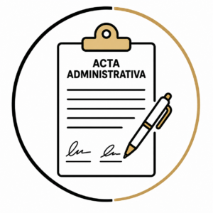 Formato de acta administrativa laboral en Word para empresas, elaborado por abogado laboral