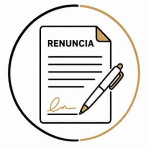Formato de carta de renuncia voluntaria al empleo en Word, elaborado por abogado laboral